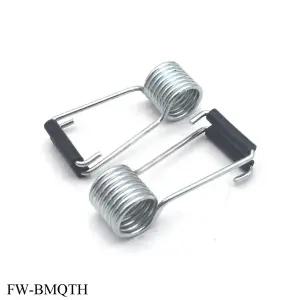 호환  4PCS 자체 폐쇄 도어 클로저 비틀림 스프링 힌지 도어 클로저 스프링 버트 힌지 핀