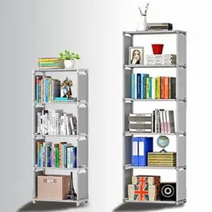 5단책장 수납장 다용도옷장선반 부직포 패브릭수납함