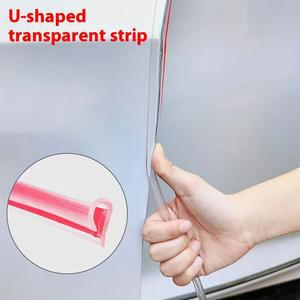 자동차 도어 스트립 엣지 방지 PVC 씰링 투명 스크래치 충돌 스티커 액세서리