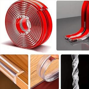 테이블 엣지 스트립 방지 소프트 자체 보호대 가드 접착식 안전 범퍼 투명 코너 충돌 가구