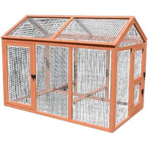 이동식 조립식 강아지 토끼 야외 케이지 키우기 철망 닭장 개 새장 닭