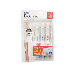 [RIZPICK]2080 닥터크리닉 시린이 칫솔 4개입 기능성칫솔 구강