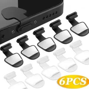 충전단자보호캡 61개 실리콘 먼지 콘센트 커버 분실 방지 캡 USB Type-C 포트 보호기 충전 iPhone SAMSUNG