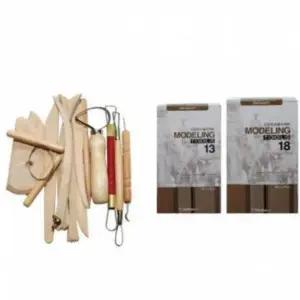 [알티피아]TBZ 신한 조소용구 8인치 13본조 종합세트