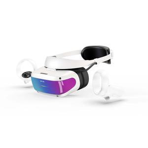 DPVR E4 VR 헤드셋 컨트롤러가 있는 호환 PCVR 가상 헤드셋 PC 가능 게임용 현실 STEAMVR과