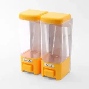 디스펜서 2구 500ml 욕실 세면대 물비누 용기