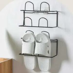 욕실화 걸이 신발 정리대 슬리퍼 수납꽂이 벽걸이형