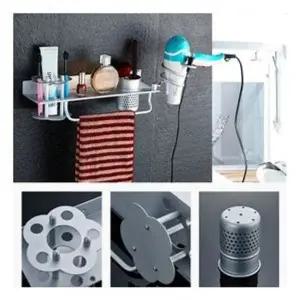 욕실 헤어 드라이어 거치대 정리 선반 D E F형