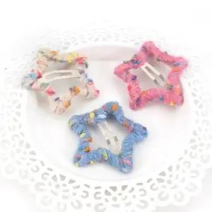 슈팅스타 별 아기머리핀 아동헤어핀 똑딱핀