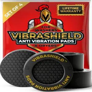 헥사그립이 장착된 세탁기용 방진 패드 - 건조기 이동 보행을 멈춥니다 소음 진동 전달 방지 고무 지지 발