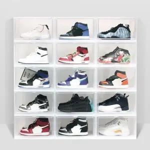 신발 정리함 슈즈랙 조립식 자석 도어 화이트