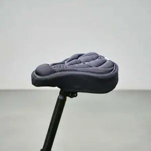 울트라소프트 메모리폼 자전거 안장커버 블랙 미끄럼방지 쿠션