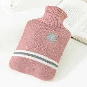 찜질팩 온열 물주머니 허리 보온 니트 파우치