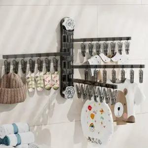 빨래건조대 4단 흡착식 무타공 다용도 미니형