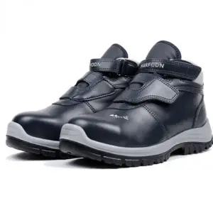 남성 작업용 안전화 네이비 6인치 인젝션 고탄성 쿠션 발편한 작업화