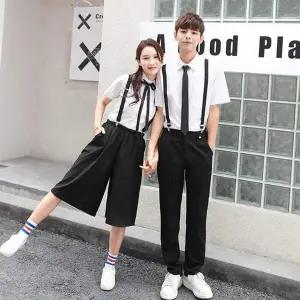 남녀공용 캐주얼 정장 멜빵 고정 클립 패셔너블