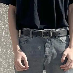 남여공용 면바지 청바지 데일리 스티치 벨트 사각벨트