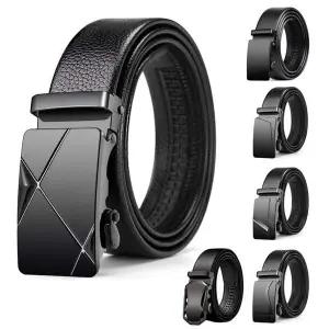 남성벨트 캐주얼 정장 끈조절 자동벨트 레더가죽 벨트