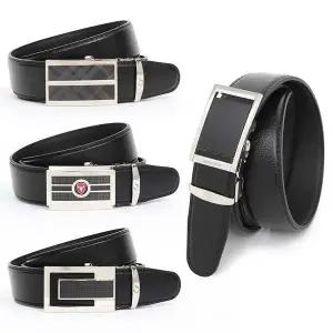 MTB01-05 몬타나블루 소가죽 자동 정장벨트 남성벨트