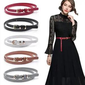 여성 데일리 얇고 심플 슬림벨트 원피스 청바지 벨트