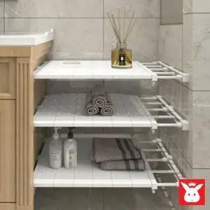 틈새 정리 장농 옷방 압축선반 압축봉선반 신발장 수 베란다 단  [mWBDD479]