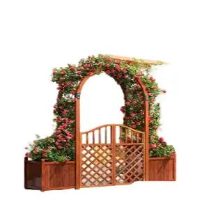아치 스탠드 원목 전원주택대문 장미넝쿨 상자 울타리