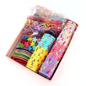 [아랑로랑] 겟잇멀티 아동헤어끈 헤어핀 870개 세트