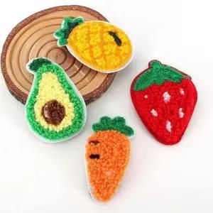 [아랑로랑] 과일뽀글이 똑딱핀 헤어핀