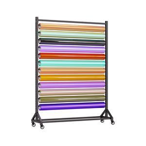 착지 개색 필름 전시대 책상보 유리 바퀴는 자동차 추진 원단 진열대 있다 진열대를 방폭