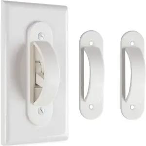 리솔 월 스위치 가드 플레이트가 안전 홈 데코(2팩)를 덮고 있습니다 흰색 조명을 계속 켜거나 끄면 실수로