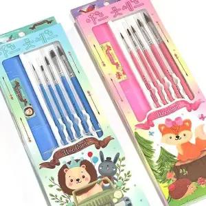 [셀러에이드]물감용 붓세트 붓꽂이 어린이 그림그리기 만들기 세트