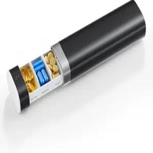 베티페 여행용 알약 정리함 주간 7일 컴팩트 데일리 상자 휴대용 의약품 케이스 비타민 보충제용 귀여운