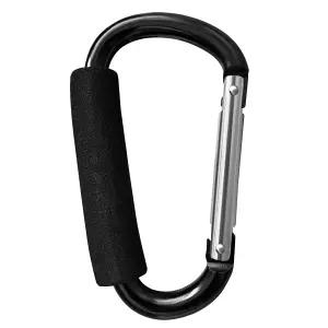 XIECHANEE 대형 알루미늄 카라비너 가방 걸이 및 쇼핑용 튼튼한 유모차 후크 캠핑 하이킹 여행 야외