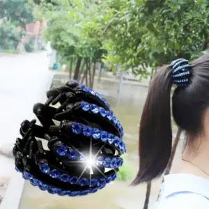 BS 큐빅 올가미 집게 올림머리 집게핀 큐빅핀 똥머리 헤어핀