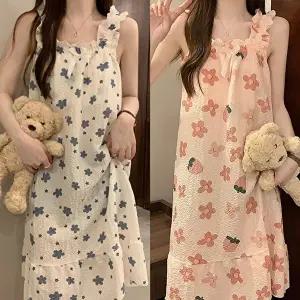 면잠옷 원피스 가슴패드내장형 샤워가운 목욕가운 호텔 골프 수영장 (HSJ-WC960AE)