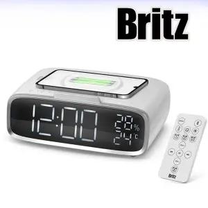 브리츠 BZ-Q230K / 스마트폰 유선 무선 충전기 알람시계 블루투스 스피커