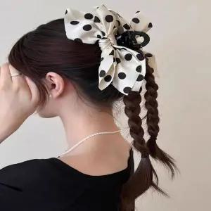 2컬러 빅사이즈 러블리 도트 땡땡이 헤어핀 올림머리