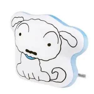 쿠션 짱구 라인프린트 흰둥이1 애착인형 캐릭터