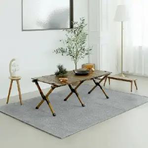 도톰한 거실 사각 카페트 100x150 인테리어 바닥 매트 러그