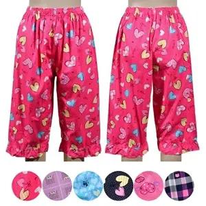 해피 캐릭터 여성 러플 밴딩 8부 파자마 팬츠 0060rw (HSJ-WC15741)