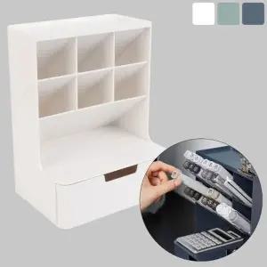 데스크 다용도 펜꽂이 정리 오거나이저 필기구 소품 수납함 사무용품 필기구