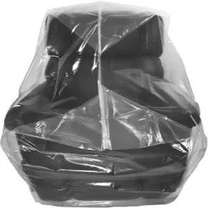 의자 리클라이너 및 상자용 Wowfit 가구 커버 방진 이동 가방 - 투명 무취 플라스틱 400만 두께 34W x