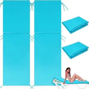 FuWeave 2개 방수 체이스 라운지 쿠션 커버 야외용 포함 없음 72 x 21 3 인치 의자 교체 슬립 파티오 풀용