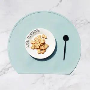 하프문 실리콘 식탁매트 주방 플레이팅매트 식탁매트 테이블매트 주방매트