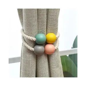 커튼 나무마그네틱 홀더 우드커튼홀더 자석커튼끈 커튼부자재