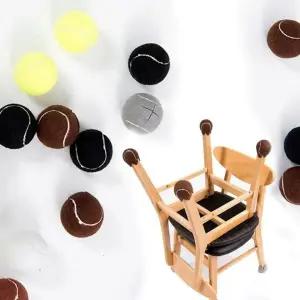 층간 소음 방지 용품 식탁 의자 발 캡 커버 4P 다리 아파트 식탁의 자발 매트 층간소