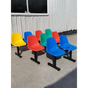 야외 플라스틱 의자 3인 대기의자 체어 버스정류장 테라스 웨이팅 매장