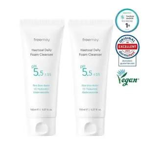 프리메이 햇쌀 데일리 폼 클렌저 150ml 2개 약산성 저자극