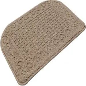 COSY HOMEER 27X18인치 피로 방지 주방 러그 매트는 미끄럼 및 세탁기 세탁에 특화된 100 폴로필렌 반원형