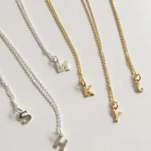 쥬얼리 initial necklace (A-Z) (silver925)